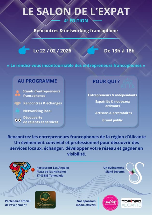 Affiche de 4e édition du Salon de l'Expat