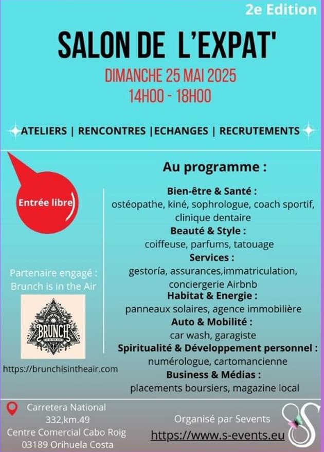 Affiche de 2e édition du Salon de l'Expat